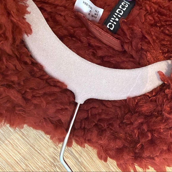 Red Teddy Coat - Picture 4 of 4